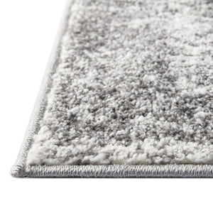 Gray 4' 1 x 6' 1 Rosso Rectangle Area Rug Vintage Distressed Faded Traditional Design Carpet for Unique Home Interior Design for Sale at Rug Engine