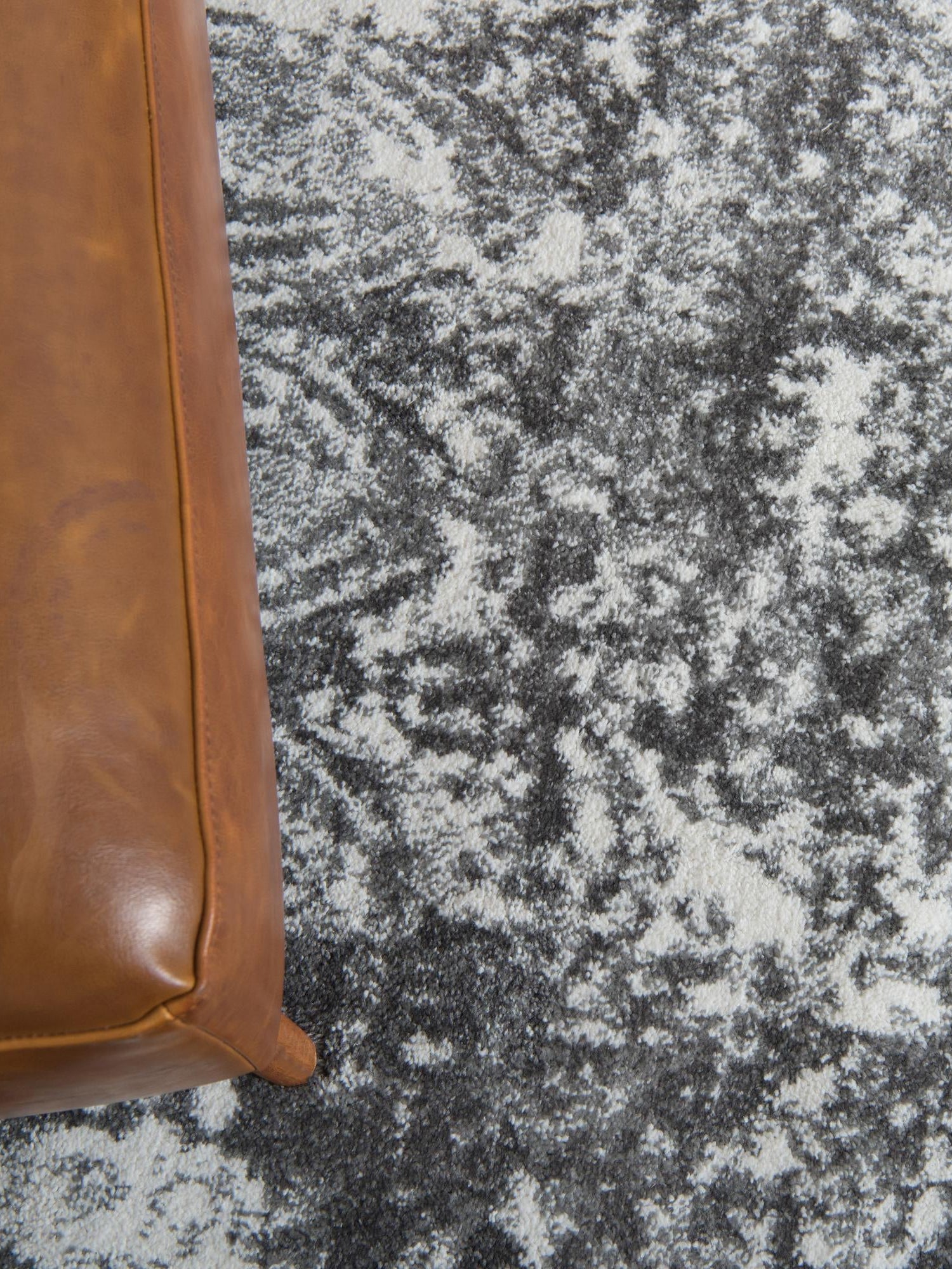 Gray 5' 1 x 8' Rosso Rectangle Area Rug Vintage Distressed Faded Traditional Design Carpet for Unique Home Interior Design for Sale at Rug Engine