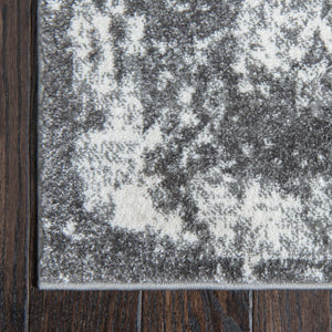 Gray 8' x 10' Rosso Rectangle Area Rug Vintage Distressed Faded Traditional Design Carpet for Unique Home Interior Design for Sale at Rug Engine