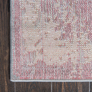 Gray 8' x 10' Rosso Rectangle Area Rug Vintage Distressed Faded Traditional Design Carpet for Unique Home Interior Design for Sale at Rug Engine