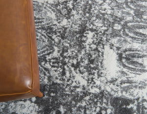 Gray 2' 7 x 10' Rosso Runner Area Rug Vintage Distressed Faded Traditional Design Carpet for Unique Home Interior Design for Sale at Rug Engine