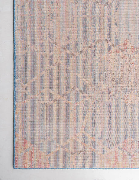 Blue 2' 2 x 3' 1 Rainbow Rectangle Area Rug Colorful Modern Unique Carpet for Living Rooms, Dining, Bedrooms, Office, Dorms for Sale at Rug Engine