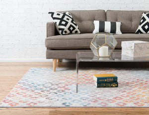 Multicolor 10' x 13' 1 Rainbow Rectangle Area Rug Colorful Modern Unique Carpet for Living Rooms, Dining, Bedrooms, Office, Dorms for Sale at Rug Engine