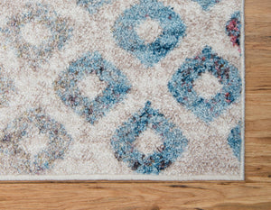 Multicolor 7' 1 x 10' Rainbow Rectangle Area Rug Colorful Modern Unique Carpet for Living Rooms, Dining, Bedrooms, Office, Dorms for Sale at Rug Engine