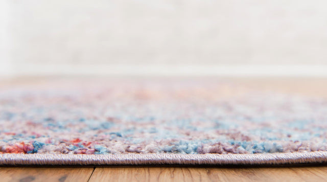Lilac 2' x 6' 1 Rainbow Runner Area Rug Colorful Modern Unique Carpet for Living Rooms, Dining, Bedrooms, Office, Dorms for Sale at Rug Engine