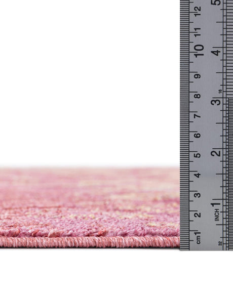 Pink 2' 2 x 3' 1 Rainbow Rectangle Area Rug Colorful Modern Unique Carpet for Living Rooms, Dining, Bedrooms, Office, Dorms for Sale at Rug Engine
