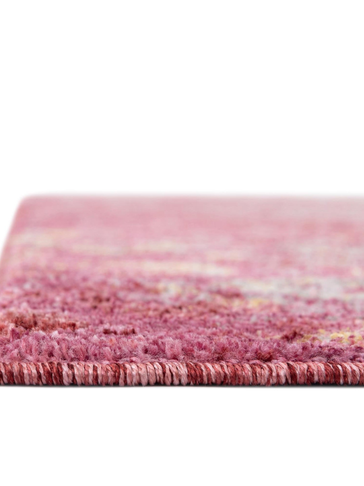Pink 3' 3 x 5' 3 Rainbow Rectangle Area Rug Colorful Modern Unique Carpet for Living Rooms, Dining, Bedrooms, Office, Dorms for Sale at Rug Engine