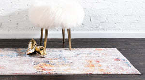 Multicolor 2' 7 x 13' 1 Rainbow Runner Area Rug Colorful Modern Unique Carpet for Living Rooms, Dining, Bedrooms, Office, Dorms for Sale at Rug Engine