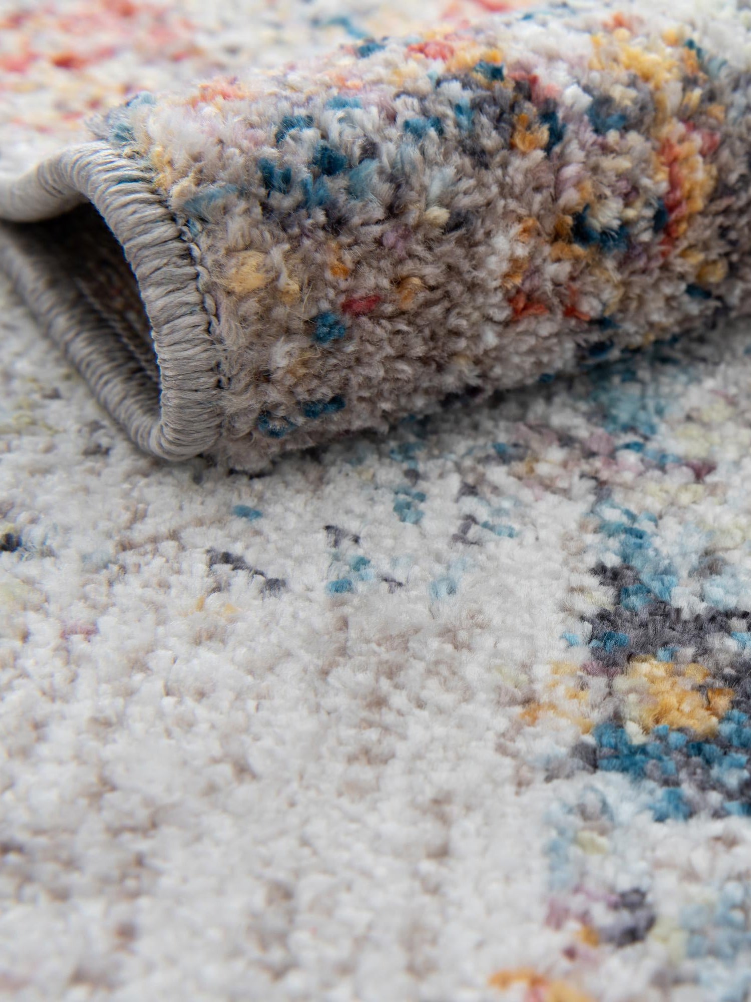 Multicolor 2' 7 x 10' Rainbow Runner Area Rug Colorful Modern Unique Carpet for Living Rooms, Dining, Bedrooms, Office, Dorms for Sale at Rug Engine