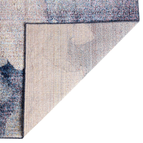 Blue Gray 8' x 11' Rainbow Rectangle Area Rug Colorful Modern Unique Carpet for Living Rooms, Dining, Bedrooms, Office, Dorms for Sale at Rug Engine