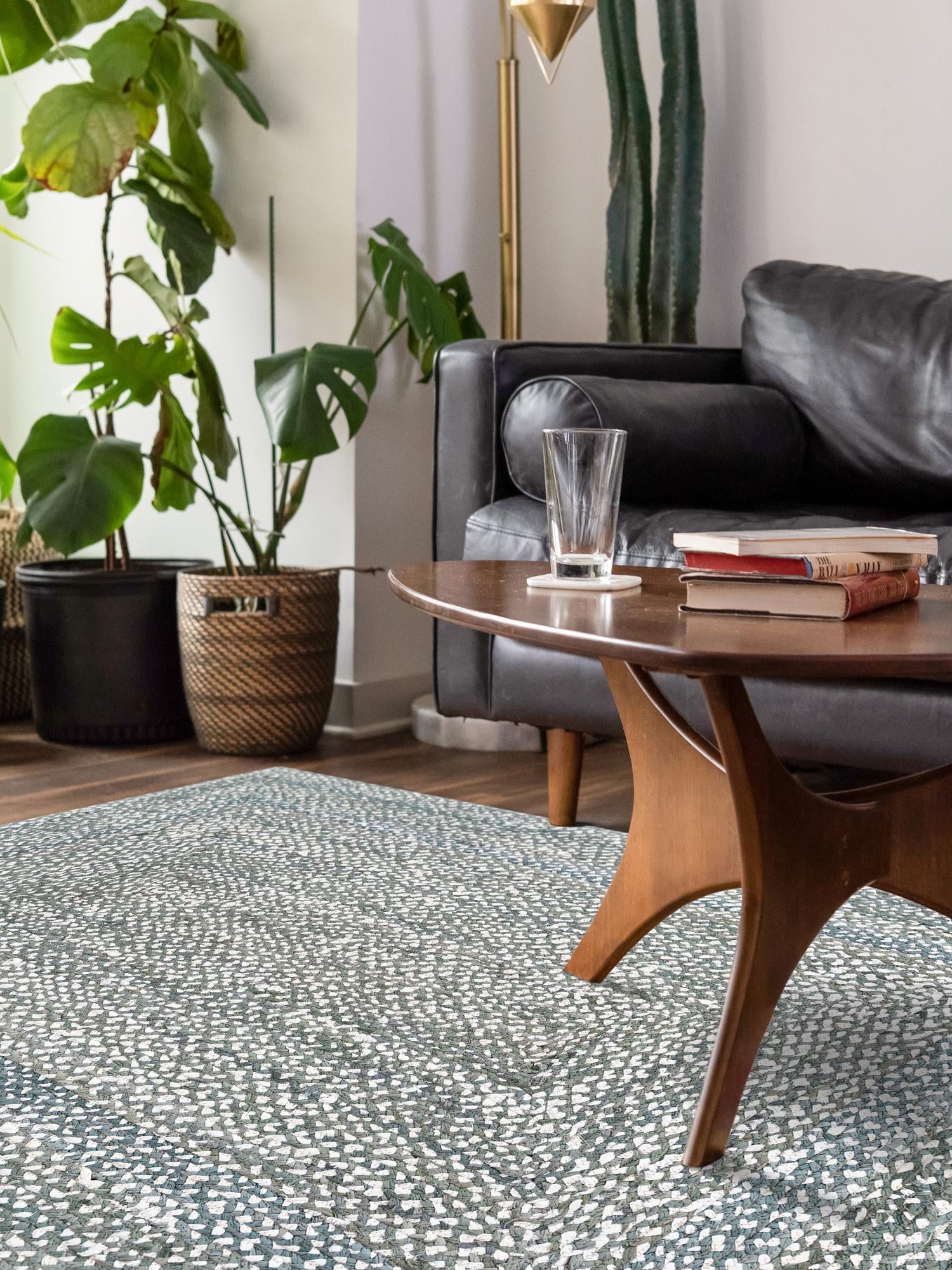 Gray 5' 1 x 8' Braided Chindi Rectangle Area Rug 100% Cotton Hand Braided Natural Eco-Friendly Boho Style Modern Carpet for Living Rooms Dining Office Dorm for Sale at Rug Engine