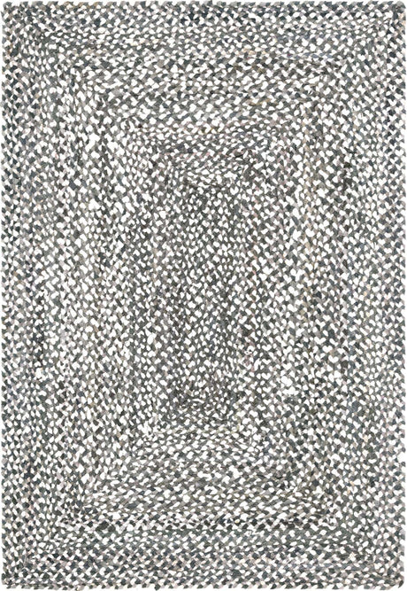 Gray 4' 1 x 6' 1 Braided Chindi Rectangle Rug
