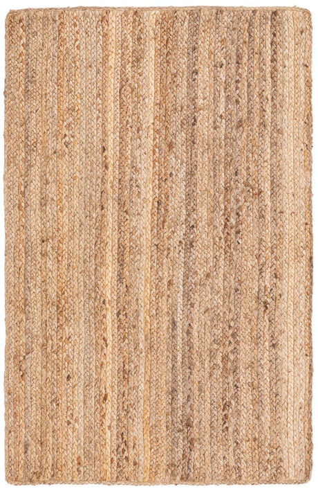 Natural 3' 3 x 5' 1 Braided Jute Rectangle Rug