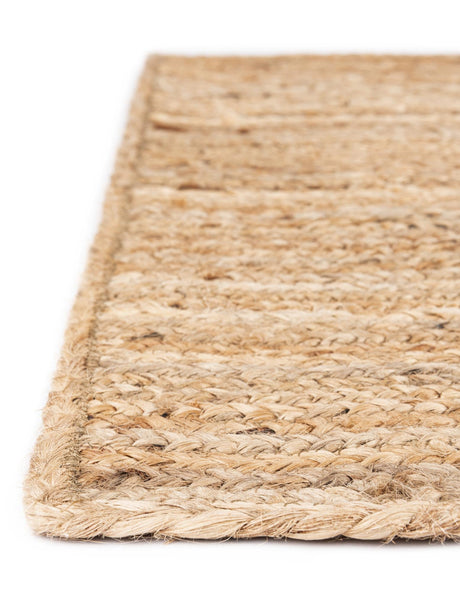 Natural 10' x 10' Braided Jute Square Area Rug 100% Jute Hand Braided Natural Eco-Friendly Boho Style Carpet for Living Rooms Dining Office Space Dorms for Sale at Rug Engine