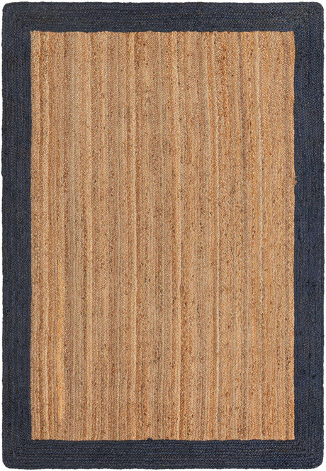 Natural 6' 1 x 9' Braided Jute Rectangle Rug