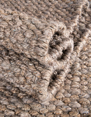 Gray 2' x 3' 1 Chunky Jute Rectangle Area Rug 100% All Natural Jute Sustainable Eco-Friendly Carpet Mat for Natural Interior Design Homes for Sale at Rug Engine
