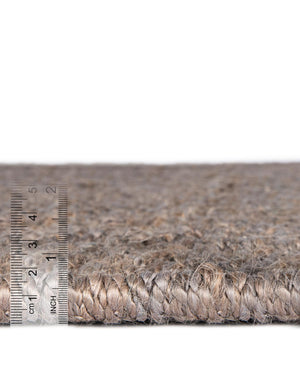 Gray 2' 7 x 12' Chunky Jute Runner Area Rug 100% All Natural Jute Sustainable Eco-Friendly Carpet Mat for Natural Interior Design Homes for Sale at Rug Engine