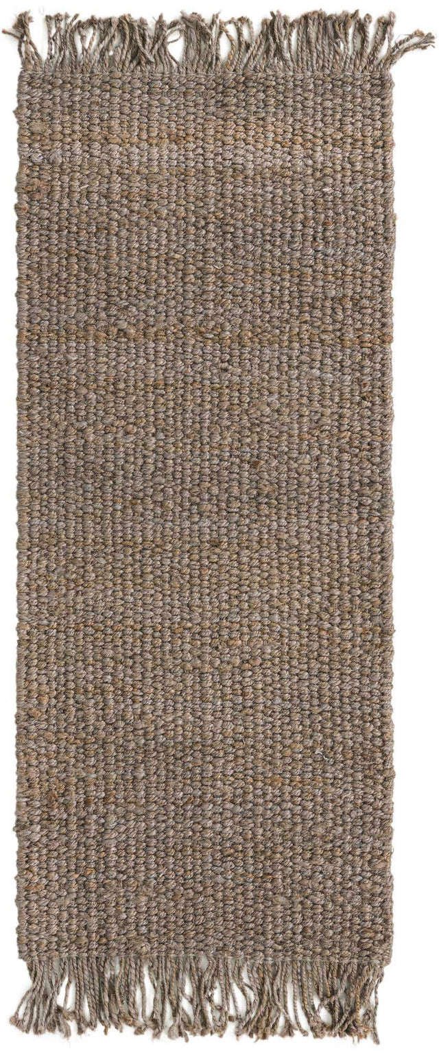 Gray 2' 7 x 6' 1 Chunky Jute Runner Area Rug 100% All Natural Jute Sustainable Eco-Friendly Carpet Mat for Natural Interior Design Homes for Sale at Rug Engine