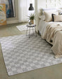 Ivory 4' 1 x 6' 1 Chindi Cotton Rectangle Area Rug Interior Design Home Decor Carpet Mat for Sale at Rug Engine