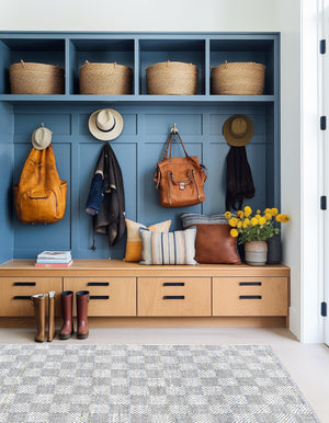 Ivory 9' x 12' 2 Chindi Cotton Rectangle Area Rug Interior Design Home Decor Carpet Mat for Sale at Rug Engine