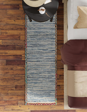 Ivory 3' x 6' 1 Chindi Jute Runner Rug