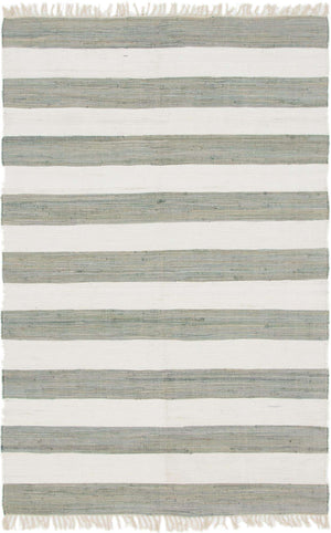 Gray 6' 1 x 9' Chindi Rag Rectangle Area Rug 100% Cotton All Natural Eco-Friendly Carpet Mat Decor for Homes for Sale at Rug Engine