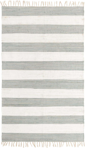 Gray 5' 1 x 8' Chindi Rag Rectangle Area Rug 100% Cotton All Natural Eco-Friendly Carpet Mat Decor for Homes for Sale at Rug Engine