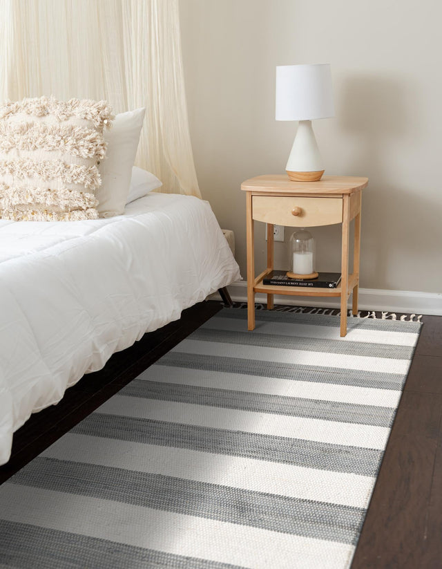 Gray 2' 6 x 16' 5 Chindi Rag Runner Area Rug 100% Cotton All Natural Eco-Friendly Carpet Mat Decor for Homes for Sale at Rug Engine