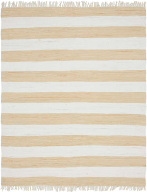 Beige 8' x 10' Chindi Rag Rectangle Area Rug 100% Cotton All Natural Eco-Friendly Carpet Mat Decor for Homes for Sale at Rug Engine