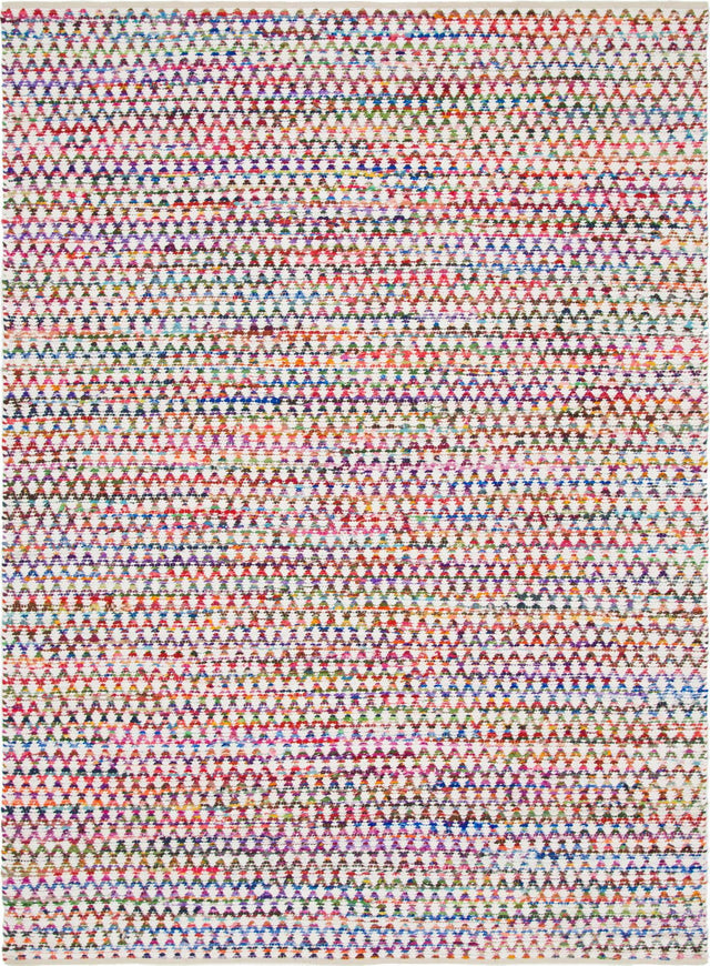Multicolor 9' x 12' 2 Braided Chindi Rectangle Rug