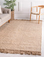 Natural 9' x 12' Braided Jute Rectangle Rug