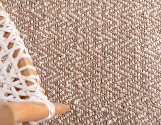 Natural 9' x 12' Braided Jute Rectangle Rug