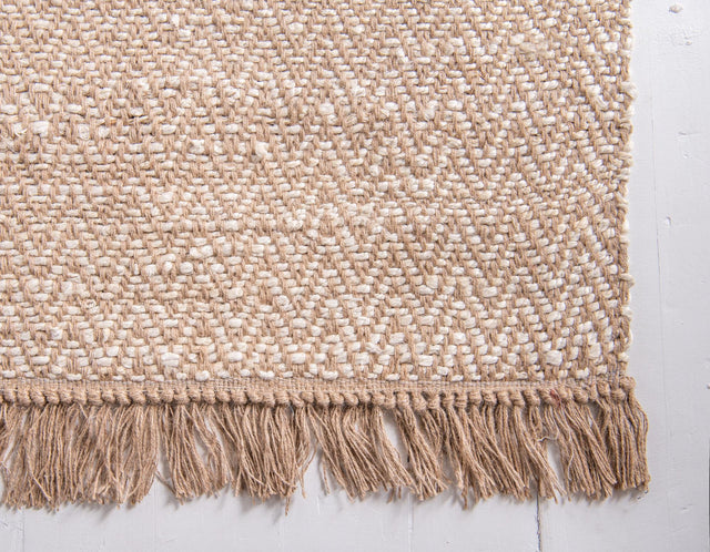 Natural 9' x 12' Braided Jute Rectangle Rug