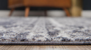 Gray 2' 2 x 3' 1 Basilica Rectangle Area Rug 100% Polyester With Jute Backing Colorful Distressed Vintage Modern Carpet for Dorm Room Living Dining Office Decor Easy to Clean Rustic Interior Design for Sale at Rug Engine