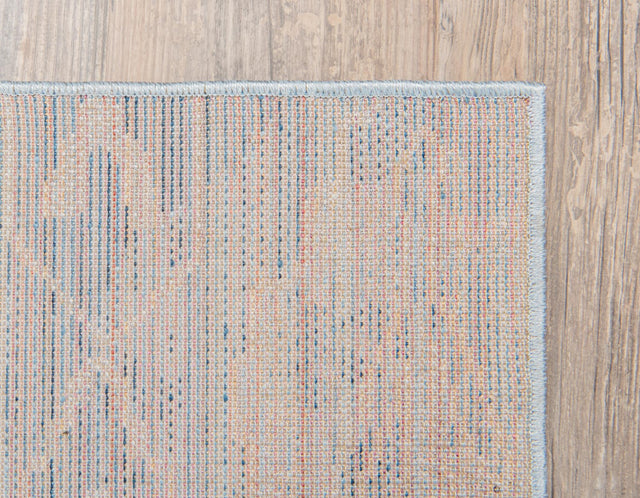 Blue 2' 2 x 3' 1 Basilica Rectangle Area Rug 100% Polyester With Jute Backing Colorful Distressed Vintage Modern Carpet for Dorm Room Living Dining Office Decor Easy to Clean Rustic Interior Design for Sale at Rug Engine