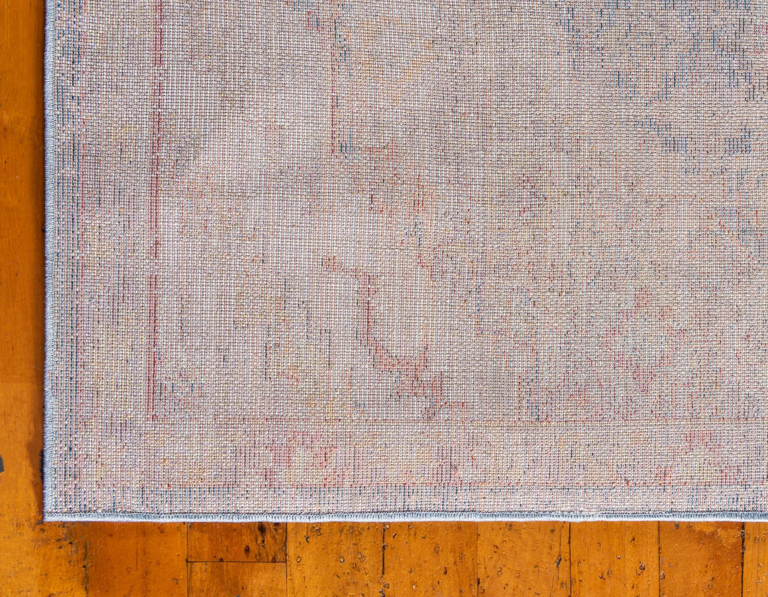 Blue 3' 3 x 5' 3 Brighton Rectangle Area Rug 100% Polyester With Jute Backing Vintage Distressed Colorful Traditional Carpet for Interior Room Design for Sale at Rug Engine
