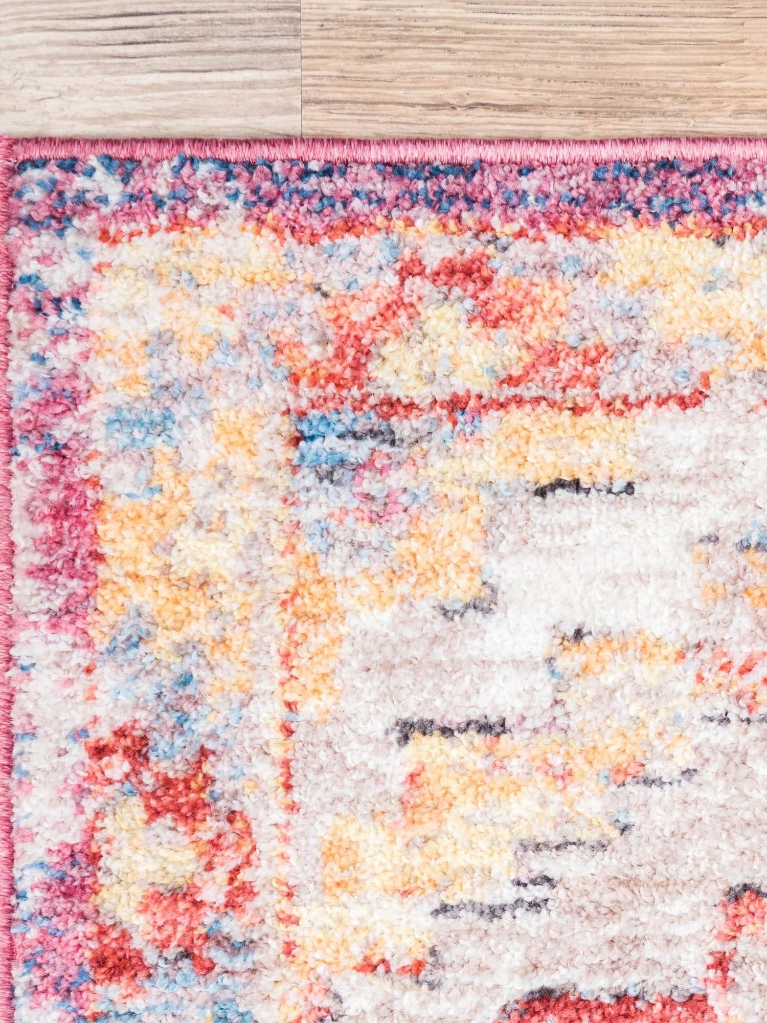 Multicolor 3' 3 x 5' 3 Brighton Rectangle Area Rug 100% Polyester With Jute Backing Vintage Distressed Colorful Traditional Carpet for Interior Room Design for Sale at Rug Engine