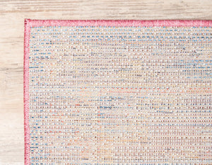 Multicolor 8' x 8' Brighton Square Area Rug 100% Polyester With Jute Backing Vintage Distressed Colorful Traditional Carpet for Interior Room Design for Sale at Rug Engine