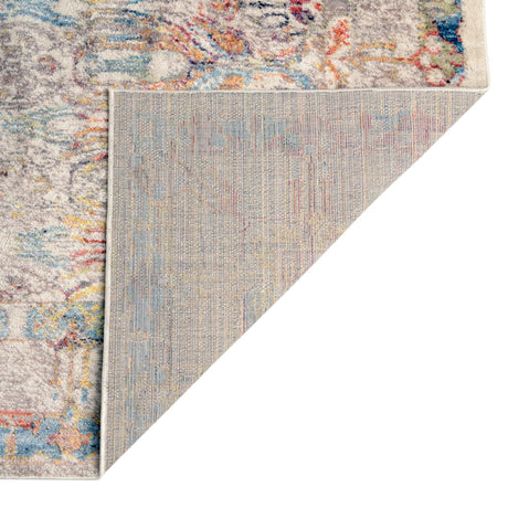 Multicolor 2' 2 x 3' 1 Brighton Rectangle Area Rug 100% Polyester With Jute Backing Vintage Distressed Colorful Traditional Carpet for Interior Room Design for Sale at Rug Engine