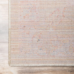 Light Green 2' 2 x 3' 1 Brighton Rectangle Area Rug 100% Polyester With Jute Backing Vintage Distressed Colorful Traditional Carpet for Interior Room Design for Sale at Rug Engine