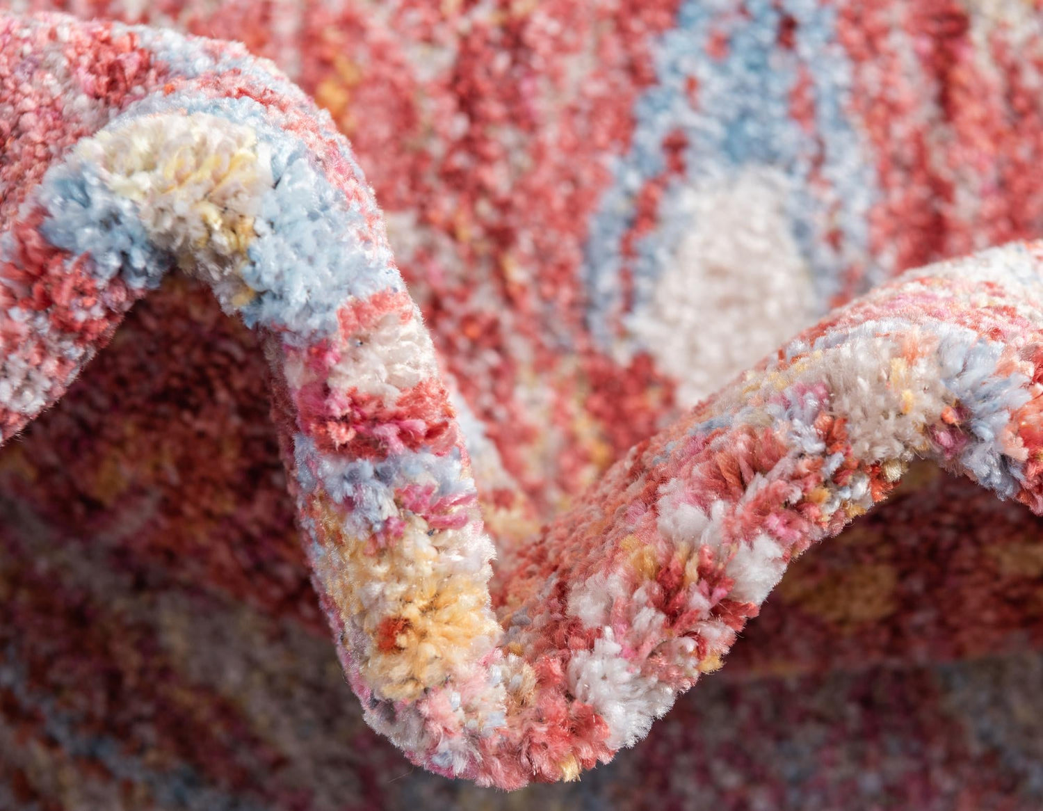 Red 2' 2 x 3' 1 Brighton Rectangle Area Rug 100% Polyester With Jute Backing Vintage Distressed Colorful Traditional Carpet for Interior Room Design for Sale at Rug Engine