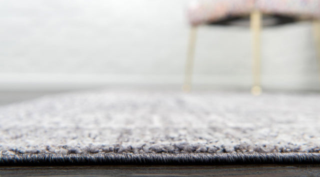 Gray 2' 7 x 8' 2 Brighton Runner Area Rug 100% Polyester With Jute Backing Vintage Distressed Colorful Traditional Carpet for Interior Room Design for Sale at Rug Engine