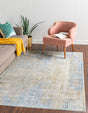 Green 3' 3 x 5' 3 Brighton Rectangle Area Rug 100% Polyester With Jute Backing Vintage Distressed Colorful Traditional Carpet for Interior Room Design for Sale at Rug Engine
