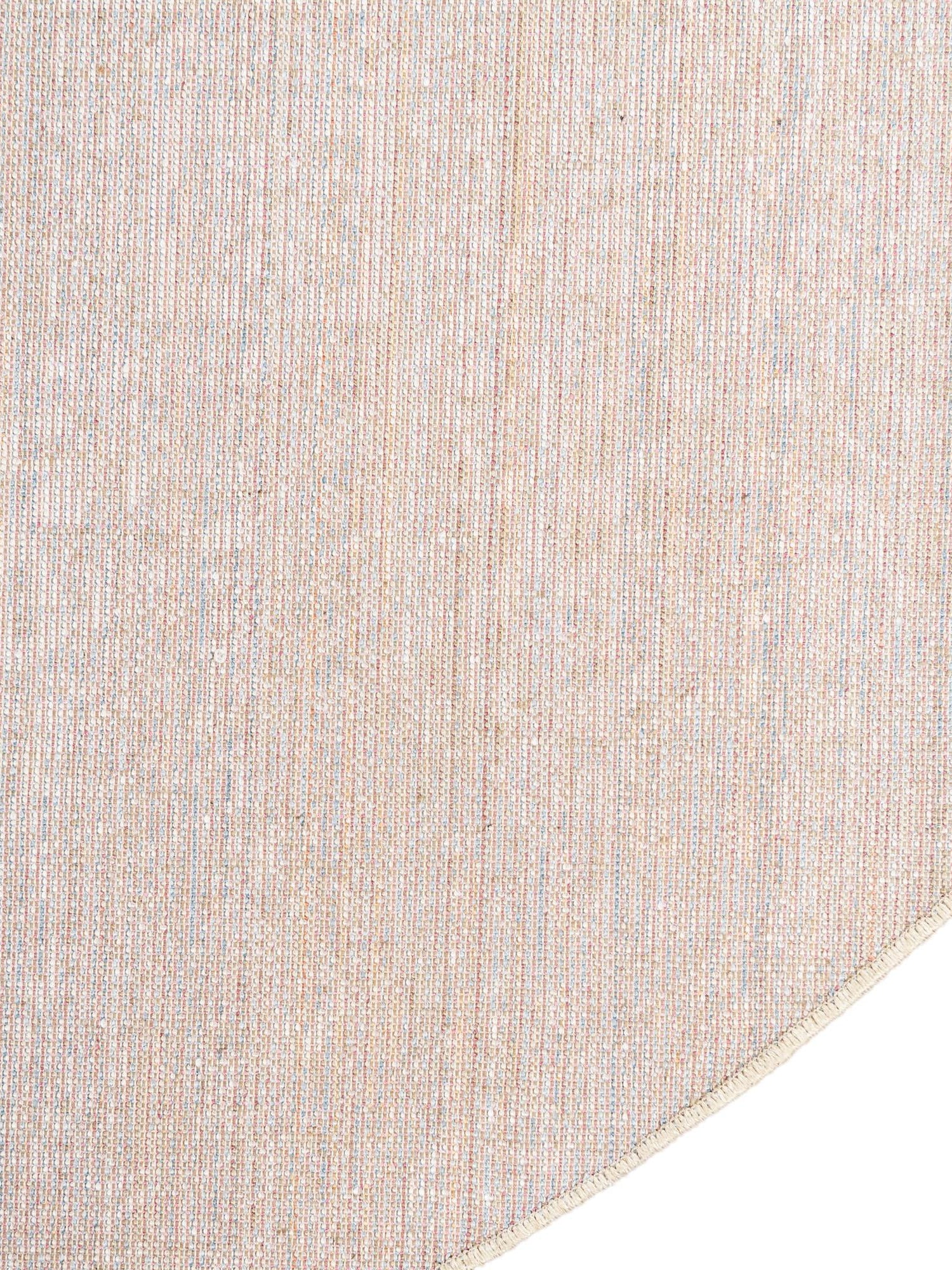 Green 6' 1 x 6' 1 Brighton Round Area Rug 100% Polyester With Jute Backing Vintage Distressed Colorful Traditional Carpet for Interior Room Design for Sale at Rug Engine
