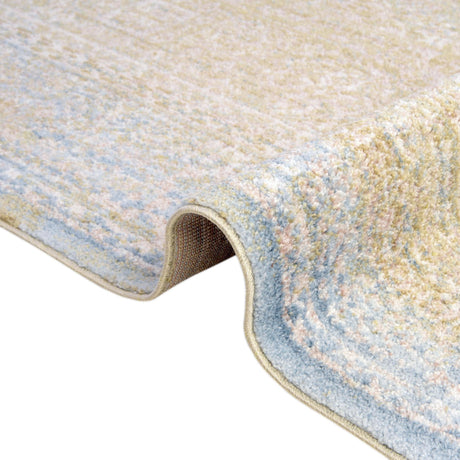 Green 6' 1 x 6' 1 Brighton Round Area Rug 100% Polyester With Jute Backing Vintage Distressed Colorful Traditional Carpet for Interior Room Design for Sale at Rug Engine