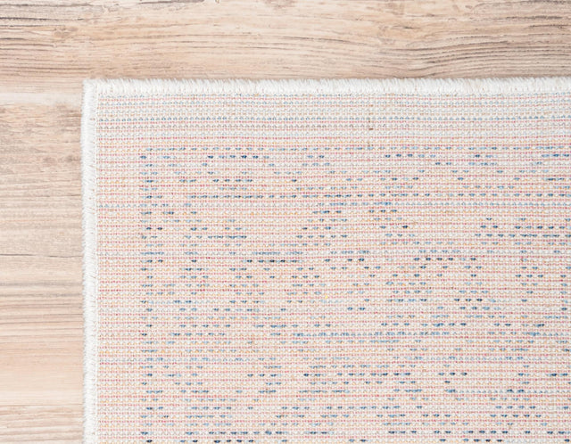 Light Blue 3' x 8' 2 Brighton Runner Area Rug 100% Polyester With Jute Backing Vintage Distressed Colorful Traditional Carpet for Interior Room Design for Sale at Rug Engine