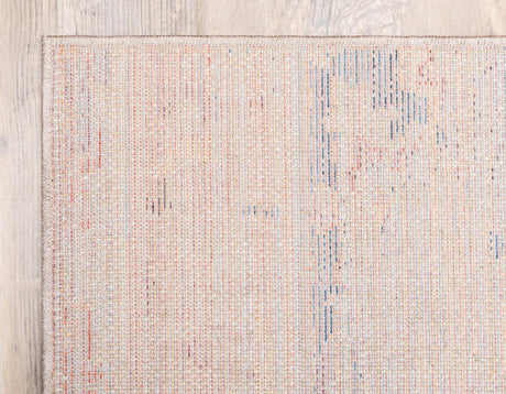 Blue 2' 2 x 3' 1 Basilica Rectangle Area Rug 100% Polyester With Jute Backing Colorful Distressed Vintage Modern Carpet for Dorm Room Living Dining Office Decor Easy to Clean Rustic Interior Design for Sale at Rug Engine