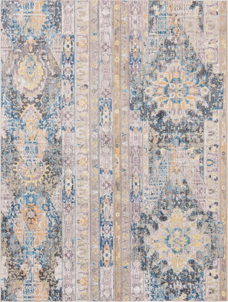 Light Brown 9' x 12' 2 Basilica Rectangle Area Rug 100% Polyester With Jute Backing Colorful Distressed Vintage Modern Carpet for Dorm Room Living Dining Office Decor Easy to Clean Rustic Interior Design for Sale at Rug Engine
