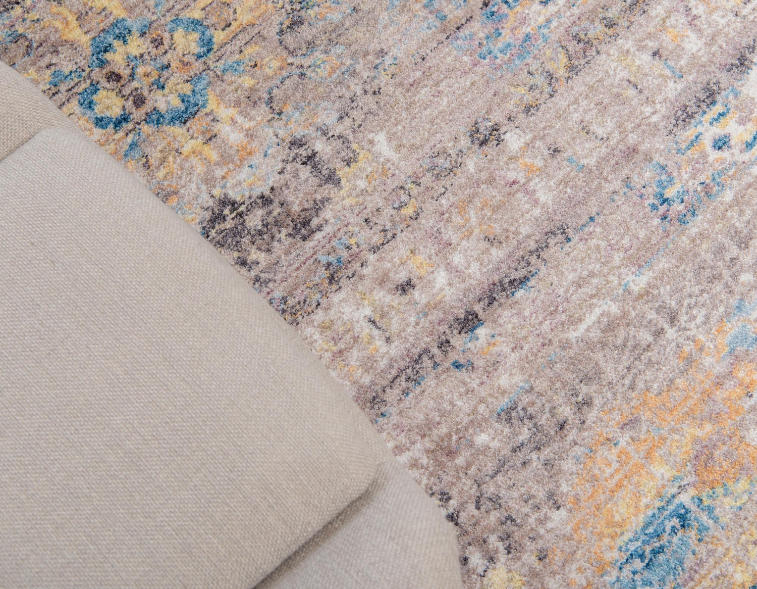 Light Brown 9' x 12' 2 Basilica Rectangle Area Rug 100% Polyester With Jute Backing Colorful Distressed Vintage Modern Carpet for Dorm Room Living Dining Office Decor Easy to Clean Rustic Interior Design for Sale at Rug Engine