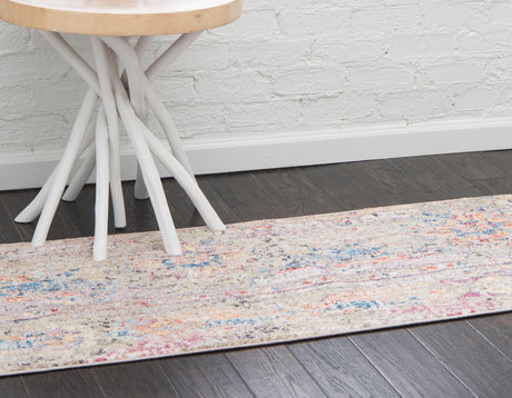 Light Green 2' 7 x 8' 2 Basilica Runner Area Rug 100% Polyester With Jute Backing Colorful Distressed Vintage Modern Carpet for Dorm Room Living Dining Office Decor Easy to Clean Rustic Interior Design for Sale at Rug Engine